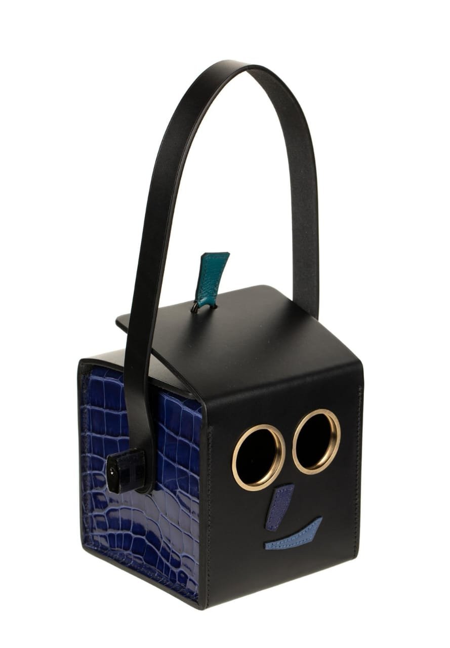 Hermes Robot Box Bag Keychain (2) Hermes Robot Box Bag Keychain - Image 2