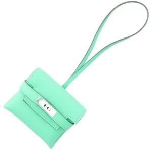 Hermes Swift Kelly Festival Bag Charm (Black & Green)