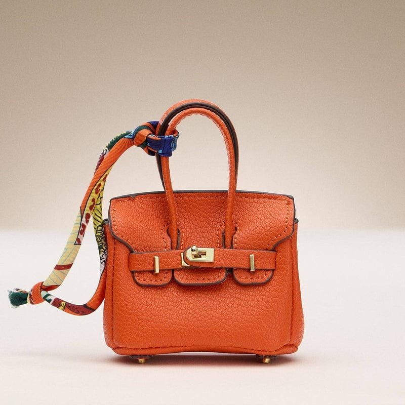 Mini Birkin Faux leather bag (1) Mini Birkin Faux Leather Bag - Image 3