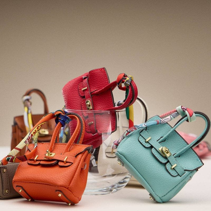 Mini Birkin Faux leather bag (2) Mini Birkin Faux Leather Bag - Image 2