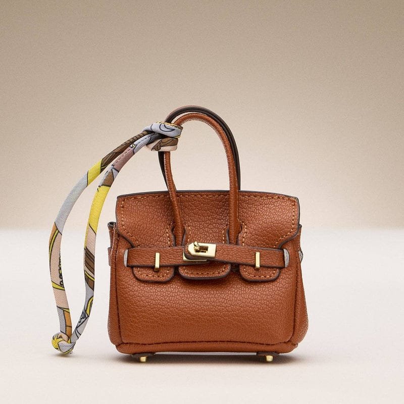 Mini Birkin Faux leather bag (7) Mini Birkin Faux Leather Bag - Image 5