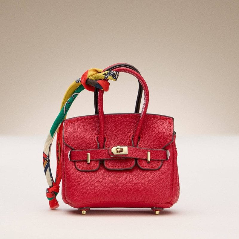 Mini Birkin Faux leather bag (8) Mini Birkin Faux Leather Bag - Image 4