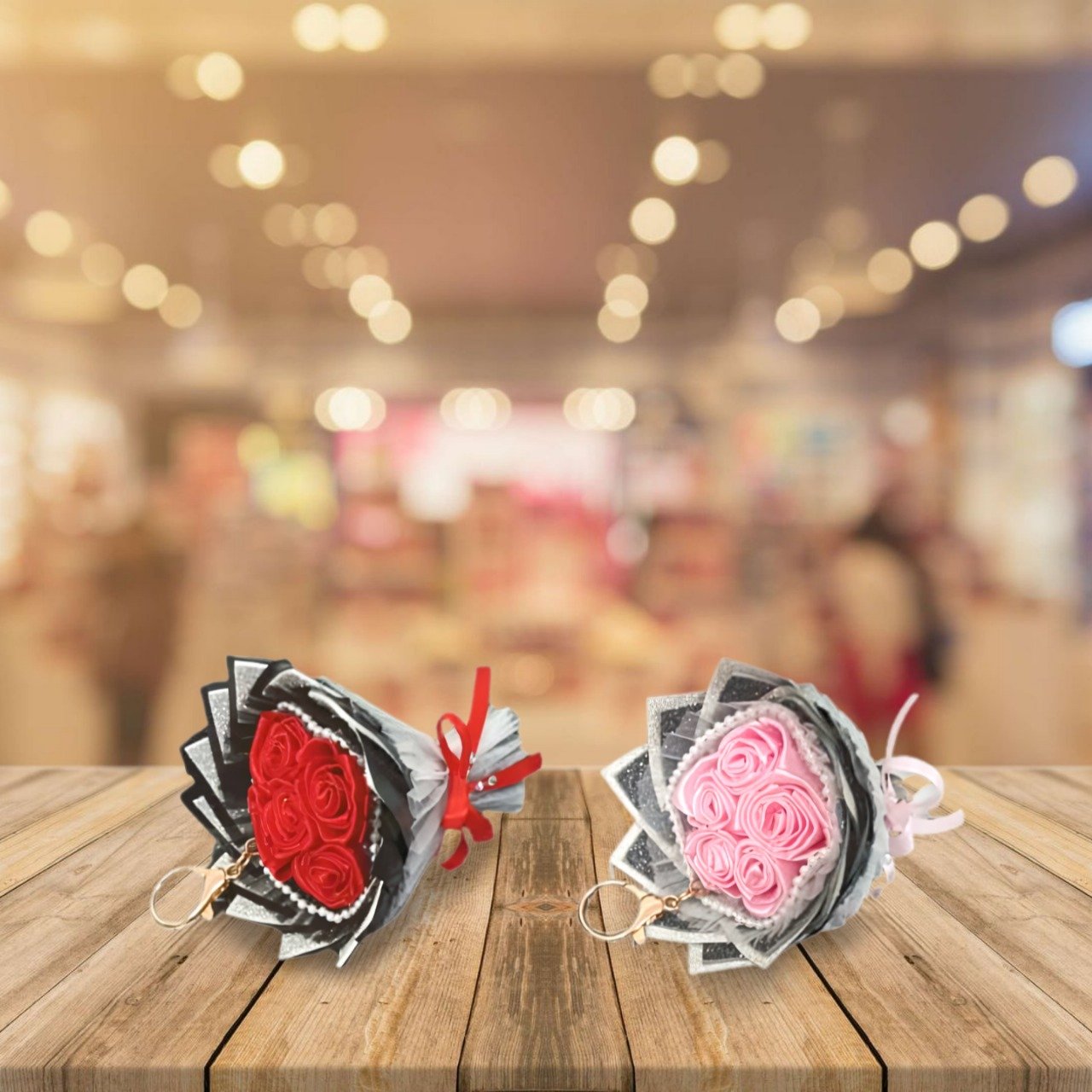 Mini Keychain Bouquet (4) Mini Keychain Bouquet - Image 5