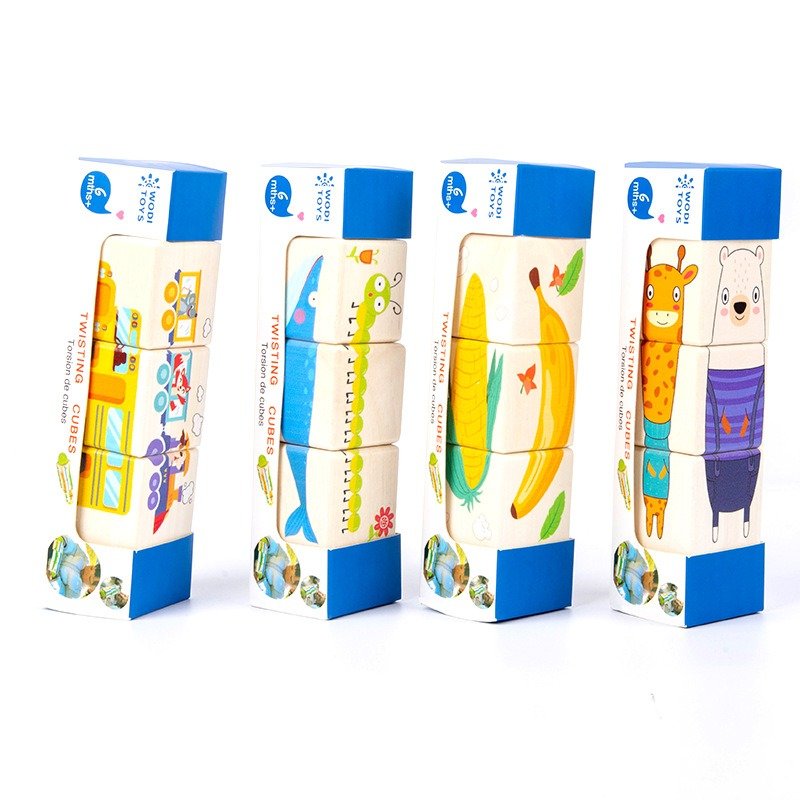 Wood Stacking Puzzle Toy 1 Wooden Stacking Puzzle Toy - Image 2