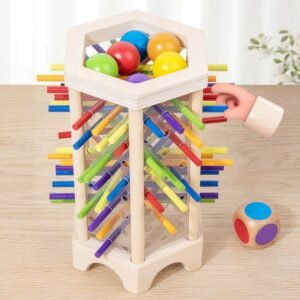 Wooden Sticks Tower Dice Game