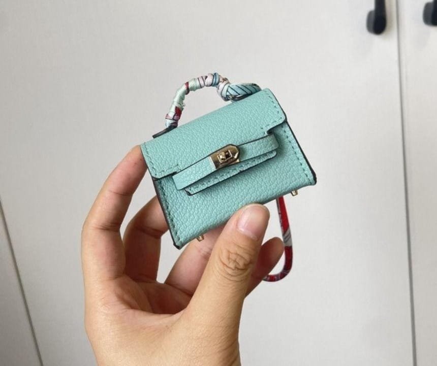 pendant bucket bag keychain (1) Pendant Bucket Bag Keychain & Mini Purse